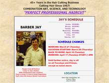 Tablet Screenshot of barberjay.com
